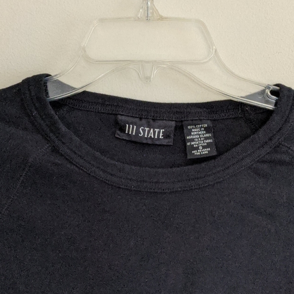 Vintage 111 State Small Cotton Long sleeve T-shirt - Picture 3 of 5
